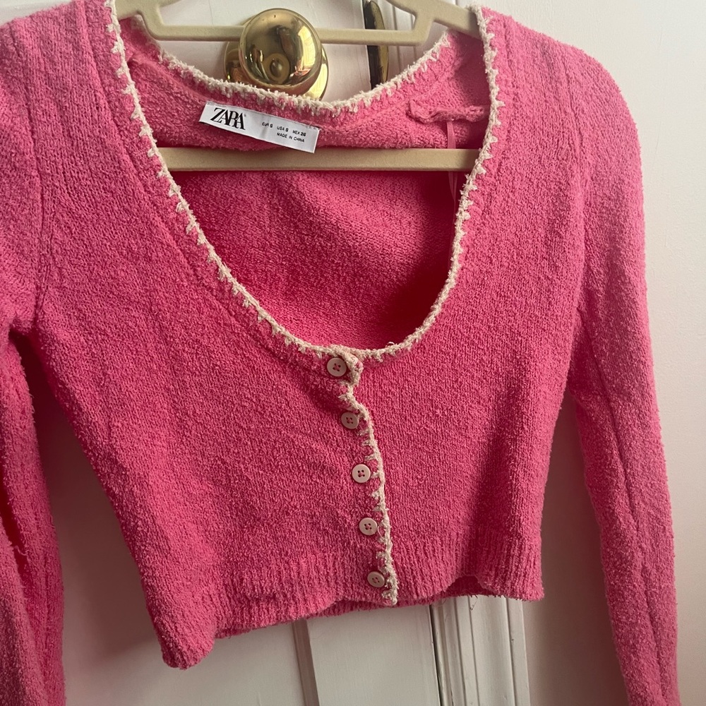 Pink Zara sweater